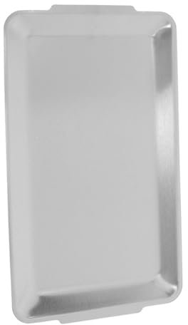 Toyvian Plateau de Barbecue Acier Inoxydable Plat de Service Multifonctionnel pour Viande Grillée Fondue Desserts Design Élégant Facile à Utilisation Intérieure Extérieure