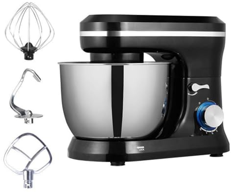 Electric Stand Mixer 1200W 8-Speed with Pulse Button, 5L Bowl Included, Ideal for Home Cooking