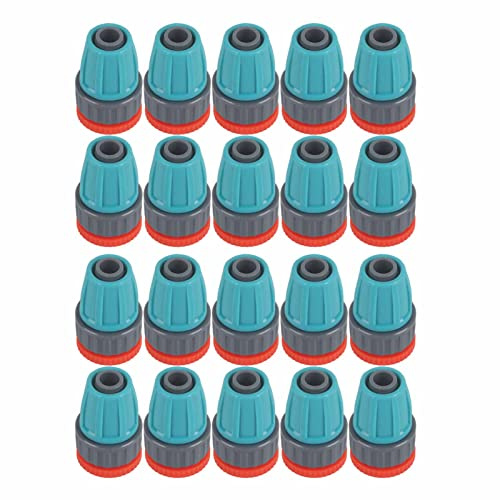 20 Stück Bewässerung Schlauchverbinder, 16mm, G1/2 Innengewinde | Schnellverbinder Anschluss Tropfschlauch Anschluss für Garten, Landwirtschaft, Gewächshäuser