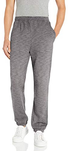 Amazon Essentials Pantaloni della Tuta Felpati Stretti alle Caviglie (Disponibile nelle Taglie Big & Tall) Uomo, Grigio Tintura Policromatica, S