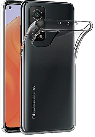 AICEK Hülle Compatible für Xiaomi Mi 10T 5G / Mi 10T Pro 5G Transparent Silikon Schutzhülle für Xiaomi Mi 10T 5G Case Clear Durchsichtige TPU Bumper Mi 10T Pro 5G Handyhülle (6,67 Zoll)