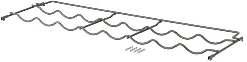 I-K-E-A Flaschenregal, 8 Flaschen, Wandmontage, Grau, 83 x 30 cm