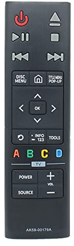 AK59-00179A Remote Control Replacement for Samsung 4K Ultra HD Blu-ray Player UBD-K8500 UBD-K8500/ZA UBD-KM85C UBDK8500 UBDK8500/ZA UBDKM85C