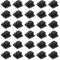 30PCS Cable Clips Self Adhesive Cable Clips Organizer Cable Wire Management for Desk Wall Workshop Home Office Outdoors Christmas Decorations Fairy Light Y4-KTYXK (Black)