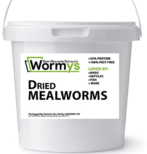 HAND SELECTED Premium Dried Mealworm Buckets (20L Bucket)