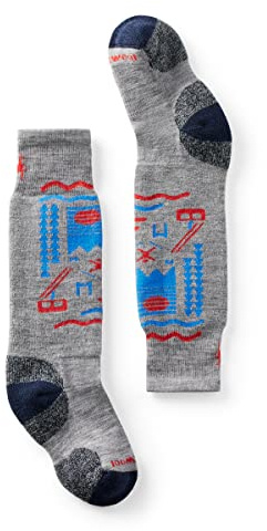 Smartwool Children's Wintersport Full Cushion Ski Day Otc Light Gray M