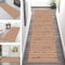 Teppich Läufer Flur Küche rutschfest waschbar Küchenläufer Lang Korridor Tepiche 70X400CM Orange Schwarz Teppichläufer Matte Meterware Kücheteppich Schlafzimmer Wohnzimmer Flurmatten Breit 40-120cm