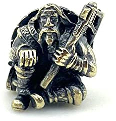 NEZIH Outdoors Tools Classic Brass DIY Knife Beads Lanyard Pendants Men's Pendant Necklace