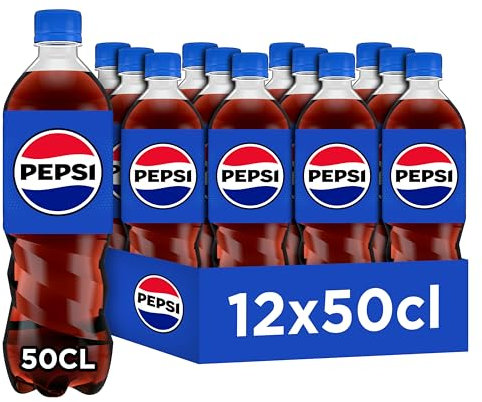 Pepsi Regular Bouteille 50 cl - Lot de 12