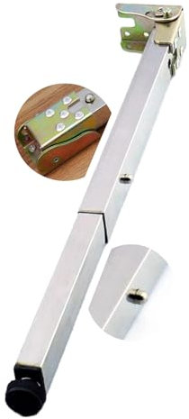 ZYFH8992 Tischbeine Klappbar Edelstahl Möbelfüße Verstellbar möbelfüsse regulierbare Teleskop Bar Schreibtischbeine Stealth für Barstühle DIY-Projekt Arbeitsplatte Frühstück (40cm)