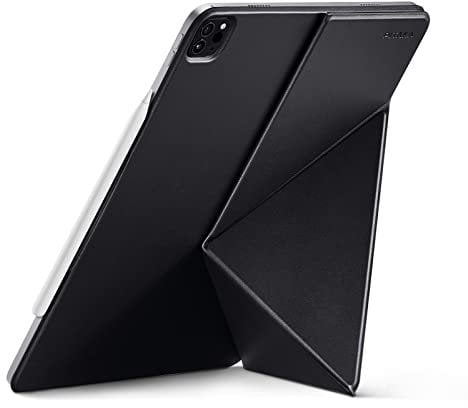 PITAKA Folio Case for 13 Inch 2025 iPad Pro/2024 iPad Pro, Magnetic iPad Pro Stand Slim Folio Cover, 4 Placement Angles with Apple Pencil Holder & Auto Wake/Sleep [MagEZ Folio 2] Black