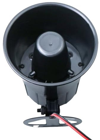 Auto-Alarmanlagen gegen Diebstahl mit Ton, Auto-Sicherheitsalarm | 110 dB flexibles kabelgebundenes Alarmsirenenhorn, winkelverstellbar - Sicherheitssirene, Diebstahlsicherung für Fahrzeuge, 12 V/24 V