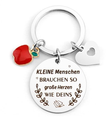 XiuSpark Abschiedsgeschenk Erzieherin,Lehrer Geschenk Lehrerin Geschenk zum Abschied,Dankeschön Geschenke klein,Danke Schlüsselanhänger,Danke Geschenke für Erzieherin Lehrer Lehrerin Weihnachten