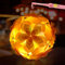 Laterne Kinder, Laterne St Martin, Laternen Bastelset, Laterne Kinder mit Stab LED, Selbstgebaute Laterne Multicolor Laterne für St. Martin, Halloween, Weihnachten (Seerose-Fluoreszierendes Orange)