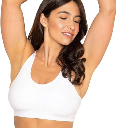 Daily Comfort Throw-on Wirefree Bra (AA-J Cup) White/L