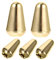 ibasenice 4 Sets E-gitarrenteile Metall Gitarre Toggle Knob Cap Set 5-wege 3-wege Gitarre Toggle Tipps 5 Stück * 4