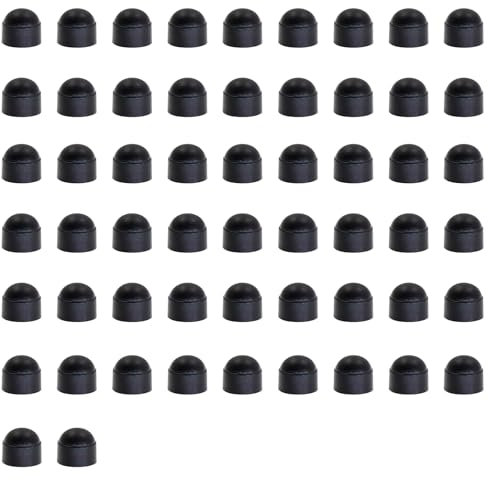 Lot de 50 cache-écrous hexagonaux M10 x 17 x 20,5 mm, capuchons de protection en plastique pour boulons hexagonaux