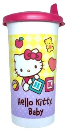 Tupperware Hello Kitty Bell Becher mit Trinkverschluss