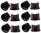 Vaguelly Lot De 15 Buses De Pulvérisation Auto-Peignantes Embouts De Peinture En Aérosol Accessoires Pour Bombes De Peinture En Aérosol Embouts De Bombes De Peinture En Aérosol Embouts