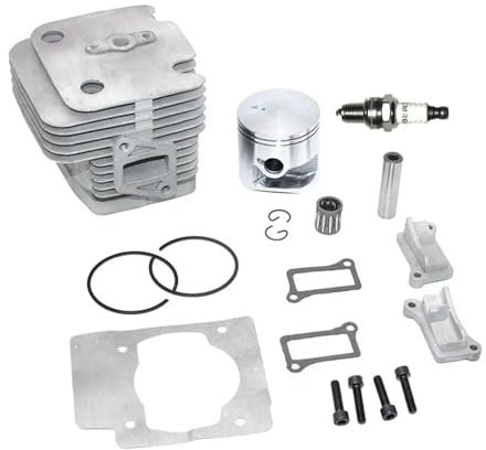 UYTGFO Adatto for soffiatore a zaino Husqvarna 75,6 cc 580BFS 578BTF 580BTS 578385001 Kit cilindro pistone 51 mm