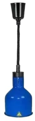 Nordic Lebensmittel Erwärmung Lampe Hoch Skalierbare Restaurant Buffet Big Power Beleuchtung Leuchte Hause Große Lampenschirm Dekoration Anhänger Lebensmittel Frisch Halten(Blue,275W Heating Bulb)