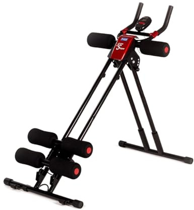 vidaXL Bauchmuskeltrainer MIS004 Schwarz Fitnessgerät