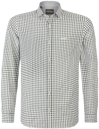 Stockerpoint Campos3 Herren Trachtenhemd, Schilf, S