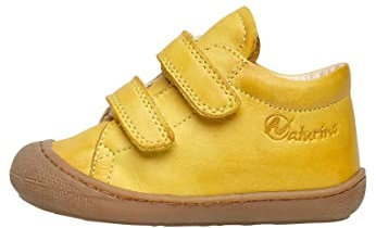 Naturino Cocoon VL-Zapatos de Piel para Primeros Pasos, Amarillo 19