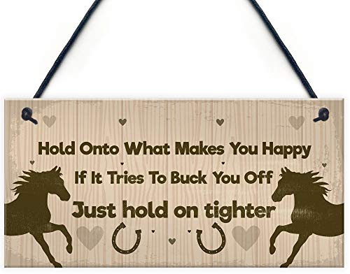 Red Ocean Horse Sign For Bedroom Or Stables Funny Horse Sign Birthday Xmas Gift For Horse Lover