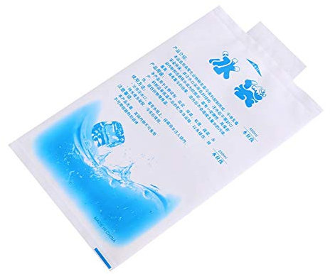 Fydun 10 Stück Kühlpack Wiederverwendbare Ice Pack Gel Kühltasche PE Lebensmittelqualität Freezable Kühler Gel Bag für Lebensmittel Gemüse und Weinindustrie(400ml)