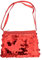 Deiters Tasche mit großen Pailletten rot