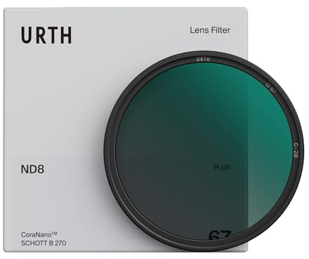Urth 39mm ND8 (3 Stop) Lens Filter (Plus) | 20-Layer Nano-Coated, HD Optical Glass, Neutral Density Camera Lens Exposure Filter
