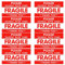 120 Stück Fragile Aufkleber 50 x 90 mm, Aufschrift Please Handle with Care Thank You, selbstklebende Etiketten für den Versand