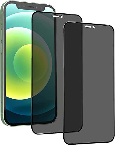 Hkess 2 Stück Sichtschutz für iPhone X/XS - Anti-Spy Sichtschutzfolie 9H Härte, Anti-Spähen Privatsphäre Schutzfolie, Glas Folie Blickschutzfolie, Anti- Kratzer Displayschutzfolie