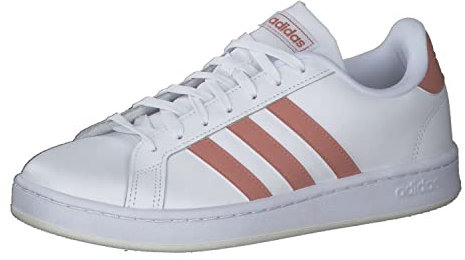 adidas Grand Court, Sneakers Donna, Bianco Ftwr White Magic Earth Met Grey Two, 36 EU