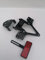 Kennzeichenhalter GroFaTec Universal T2 V3 für Motorrad Roller Enduro Supermoto 125 Naked Kennzeichenträger alternativ Nummernschild Träger Halter kurzes Heck Heckumbau Porta Targa Made in Germany