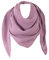 FASHION YOU WANT Damen XXL Strick Dreieck Schal mit Reiskorn Strickmuster in Unifarben, Schal, Leichtes Tuch (flieder)