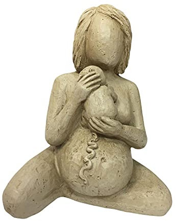 Mutter Schwangerschaft Bis Geborene Skulptur, Kleine Gebärende Frau Figur Geschenk Für Mutter – Gebärende Frau Statue – Harzfigur Bastelt Geburtsraum Mütterliche Ornamente Für Muttertag Heimdekoration