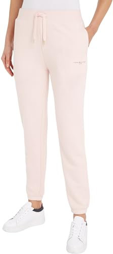Tommy Hilfiger 1985 Tapered Mini Corp SWTPANTS WW0WW38690 Pantalons de Jogging, Rose (Whimsy Pink), L Femme