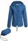 Hount Veste de pluie légère à capuche pour femme, imperméable, compressible, active (S-3XL), noir foncé, Large