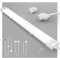 KUKUMAO LED Batten Light 6000K Daylight, Linkable LED Fluorescent Strip 4000LM Fitting for Garage, Workshop, Office, Wall, Kitchen, Shed, IP65 Plug in Ceiling Light Strip, 4FT, 120cm, 36W.
