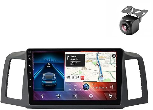 Android 12 Autoradio per JEEP Grand Cherokee WK 2004 2005 2006 2007 2 DIN Stereo Car Tablet Pollici Schermo MP5 Lettore Multimediale Receiver Navigazione con SWC FM 4G Car-play (M200S 8core 2+32G)