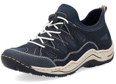 Rieker Damen Slip-On Sneaker L0551, Frauen Halbschuhe, lose Einlage