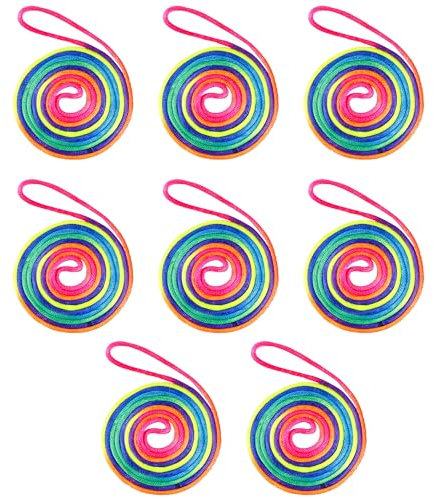 ZEACCT 8 Pcs Cat's Cradle String Set, Elastic Finger Thread Toy for Teens and Adults, Fun and Creative Game to Stimulate Imagination, Perfect for Indoor Play and Skill Development
