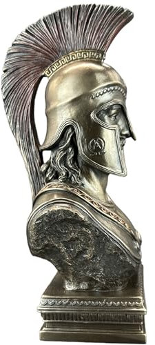 57 SPECIAL REPLICAS Skulptur Deko Büste eines spartanischen Hopliten Bronze Figur als Geschenk für Wohnzimmerdekoration Figuren Deko