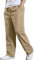 UHouse Hosen Herren Sommer Baumwolle Hose Baggy Freizeithose Leichte Sommerhose Dünner Stoffhose Einfarbige Mode Herrenhosen mit Gummizug Bequeme Strandhose Gelb XXL