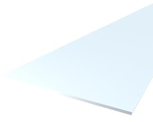 FaiX3.it - Profilo piatto in alluminio 100x2 mm (Verniciato RAL 9005 nero intenso opaco, lunghezza 2000 mm)