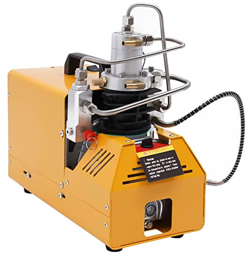 czyuRachel Elektrischer Hochdruckluftkompressor Pcp Hochdruckkompressor 300bar Inflator Kompressor 50l/Min Ideal Für Luftgewehr, Tauchflaschen, Gasflaschen