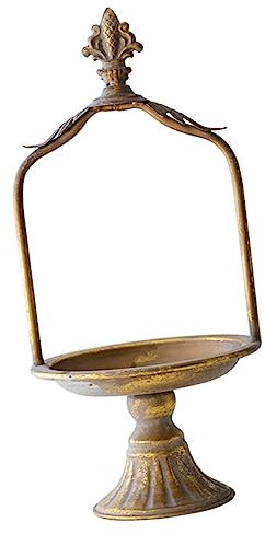 PRETYZOOM Dessert-ausstellungsständer Kuchen-ausstellungsständer Eisenständer Europäischer Retro-stil