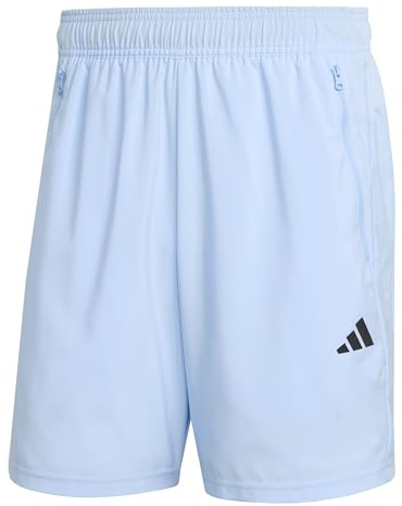 adidas Herren Train Essentials Woven Training Shorts, Glow Blue/Black, S 5 inch